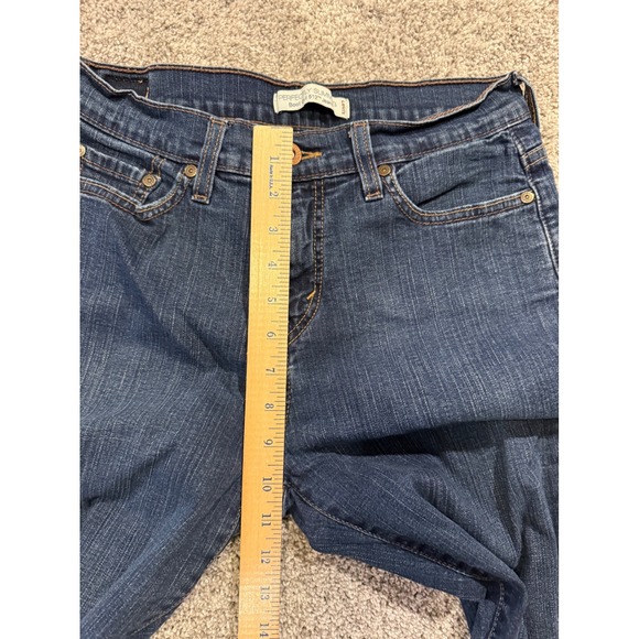 Levi's Perfectly Slimming 512 Boot Cut Jeans Dark Wash Women's Size 8 Medium - Picture 6 of 10